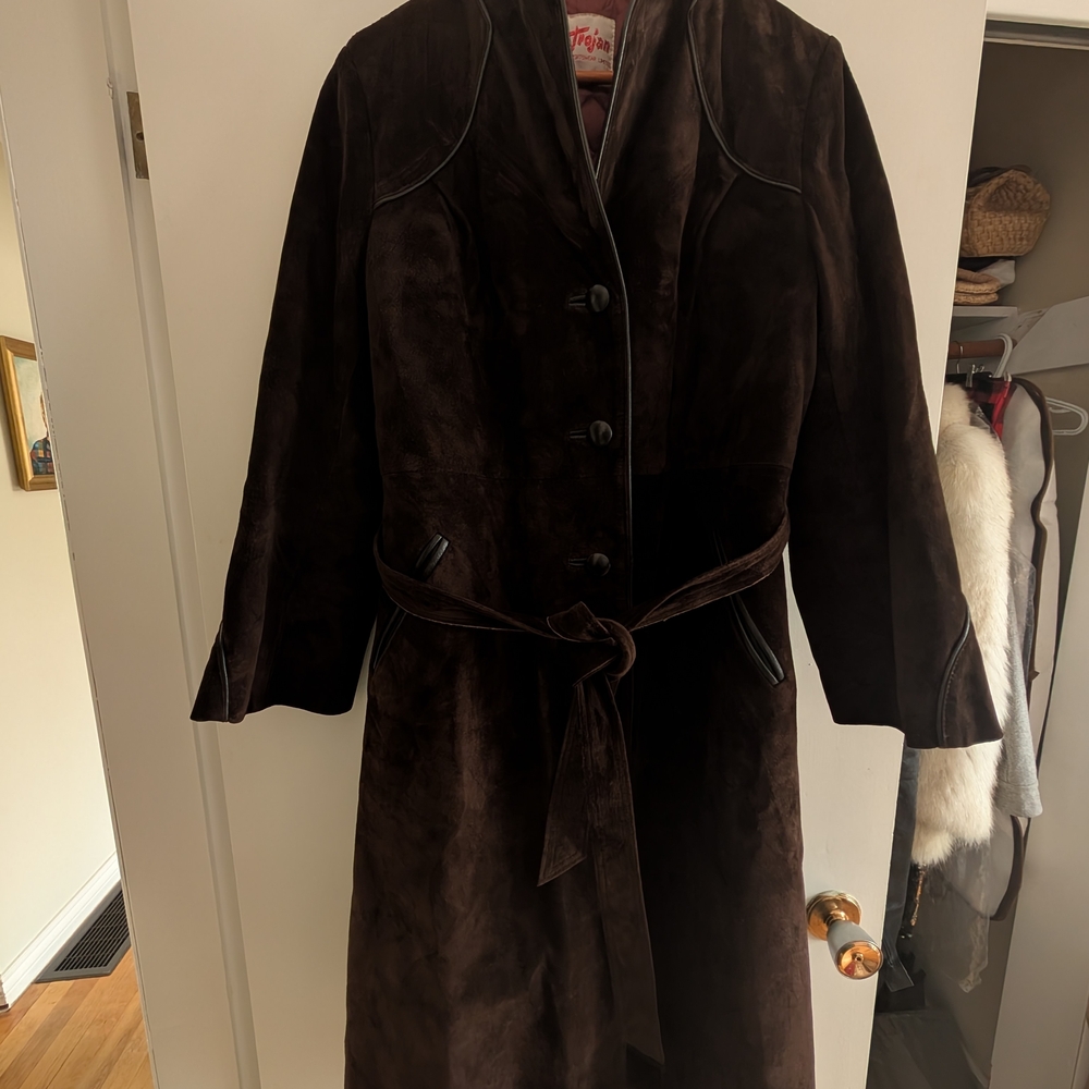 Vintage Dark Brown Leather Jacket